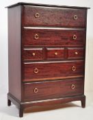 RETRO VINTAGE STAG MINSTREL TALLBOY CHEST OF DRAWERS