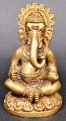 19TH CENTURY INDIAN BRONZE FIGURINE DEPICTING GANESH