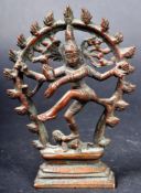 EARLY 20TH CENTURY INDIAN BRONZE NATARAJA FIGURINE