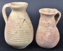 TWO PIECES OF ANCIENT TUNISIAN PUNIC POTTERY