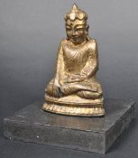 19TH CENTURY CHINESE GILT CARVED BUDDHA
