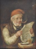 TOM MCEWEN (SCOTTISH 1846-1914) - OIL ON CANVAS PAINTING