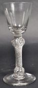 18TH CENTURY MULTI SPIRAL AIR TWIST WINE GLASS