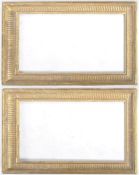 MATCHING PAIR OF VICTORIAN GILT WOOD PICTURE FRAMES
