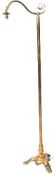 19TH CENTURY VICTORIAN BRASS STANDARD LAMP