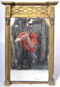 EARLY 19TH CENTURY REGENCY LATTICE PIER MIRROR