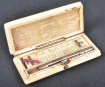 18TH CENTURY GEORGE III IVORY ACCESSORY COMPENDIUM