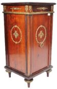 19TH CENTURY FRENCH EMPIRE PEDESTAL BUST CABINET