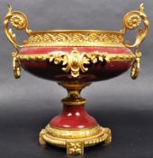 19TH CENTURY FRENCH ORMOLU AND PORCELAIN CENTERPIECE