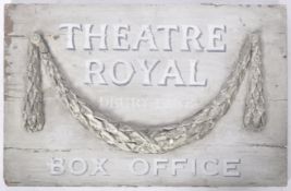 20TH CENTURY THEATRE ROYAL DRURY LANE BOX OFFICE SIGN