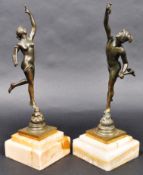 PAIR OF 19TH CENTURY GRAND TOUR ITALIAN BRONZE FIGURES
