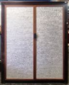 LARGE ITALIAN MOTHER OF PEARL CABINET