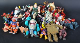 LARGE COLLECTION OF ASSORTED VINTAGE PLAYSET ACTION FIGURES