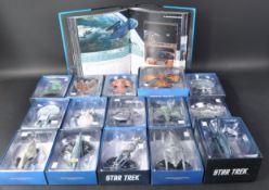 STAR TREK - COLLECTION OF X15 EAGLE MOSS STAR TREK SHIPS & MAGAZINES