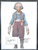 STAR WARS - LUPITA NYONGO - AUTOGRAPHED 16X12