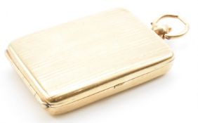 EDWARDIAN 9CT GOLD HALLMARKED ASPREY COMPACT