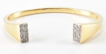 VINTAGE GOLD & DIAMOND BANGLE
