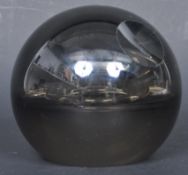 RETRO SMOKED GLASS PAPERWEIGHT