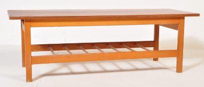 RETRO MID CENTURY TEAK COFFEE OCCASIONAL TABLE