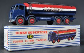 VINTAGE DINKY TOYS DIECAST FODEN 14-TON TANKER