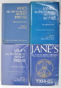 COLLECTION OF X4 JANES ALL THE WORLDS AIRCRAFTS BOOKS