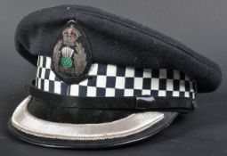 20TH CENTURY VINTAGE SCOTTISH CHIEF INSPECTOR POLICE HAT