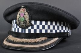 20TH CENTURY VINTAGE SCOTTISH CHIEF INSPECTOR POLICE HAT