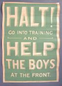 ORIGINAL WWI FIRST WORLD WAR RECRUITMENT POSTER