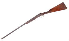 19TH CENTURY PINFIRE BREAK BARREL RIFLE - BRISTOL INTEREST