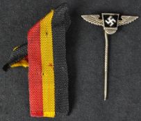 WWII SECOND WORLD WAR GERMAN THIRD REICH SA LAPEL PIN BADGE