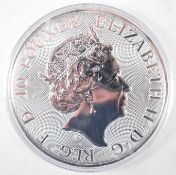999.9 FINE SILVER £10 2019 ST GEORGE & THE DRAGON COIN