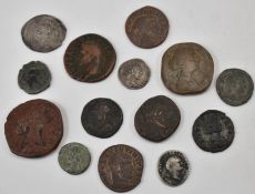 COLLECTION OF 14 ANCIENT ROMAN COINS