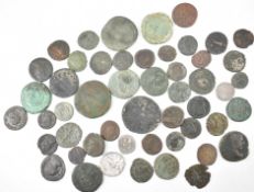 LARGE COLLECTION OF ROMAN IMPERIAL COINS