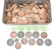 LARGE COLLECTION OF UK 18TH CENTURY COPPER CURRENCY