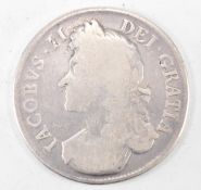 1687 JAMES II SILVER CROWN