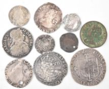 COLLECTION OF CHARLES I / II SILVER COINAGE