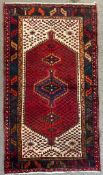 20TH CENTURY PERSIAN ISLAMIC HAMADAN FLOOR FUNNER RUG