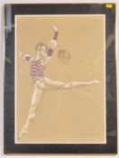 JAMIE WYETH - RUDOLF NUREYEV - SIGNED LIMITED EDITION PRINT