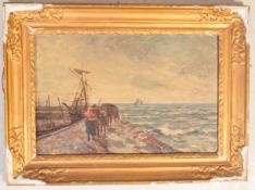JOHN CARLAW R.S.W. (1850 - 1934) OIL ON CANVAS