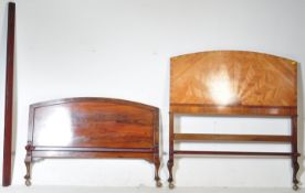 ART DECO CIRCA 1930S WALNUT BED