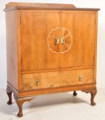 ART DECO 1930S WALNUT TALLBOY CHEST OF DRAWERS