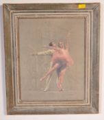 AFTER VON MUNCHHAUSEN - BALLET DANCERS - PASTEL PRINT