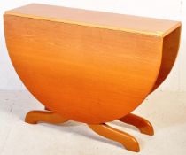 RETRO VINTAGE MID 20TH CENTURY TEAK WOOD DROP LEAF DINING TABLE