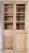 VINTAGE COUNTRY PINE FARMHOUSE DRESSER CABINET