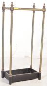 20TH CENTURY BRASS AND CAST IRON STICK / UMBRELLA STAND