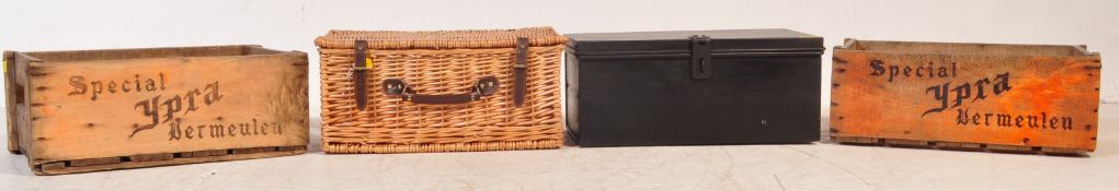 COLLECTION OF VINTAGE 20TH CENTURY CHESTS / TRUNKS / CRATES