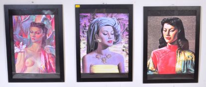 AFTER VLADIMIR TRETCHIKOFF - GROUP OF THREE PRINTS IN COLOURS