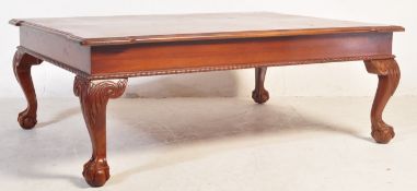ETHAN ALLEN AMERICAN MID CENTURY MAHOGANY COFFEE TABLE