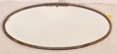 VINTAGE 1920S BEVELLED GLASS WALL MIRROR