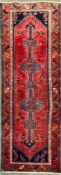 20TH CENTURY PERSIAN ISLAMIC LORI RUNNER RUG